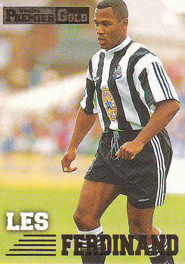 Les Ferdinand Newcastle United 1996/97 Merlin's Premier Gold #102